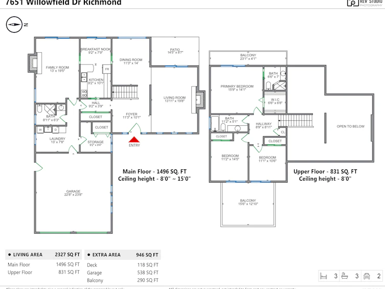7651 Willowfield Drive, Richmond, BC, V7C 4S8 - 7