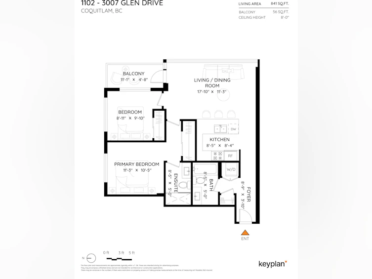 1102-3007 Glen Drive, Coquitlam, BC, V3B 0L8 - 27