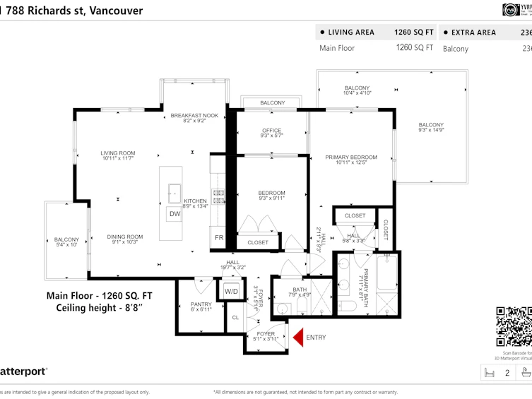 2601-788 Richards Street, Vancouver, BC, V6B 0C7 - 34