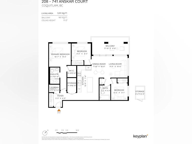 208-741 Anskar Court, Coquitlam, BC, V3J 0N3 - 3