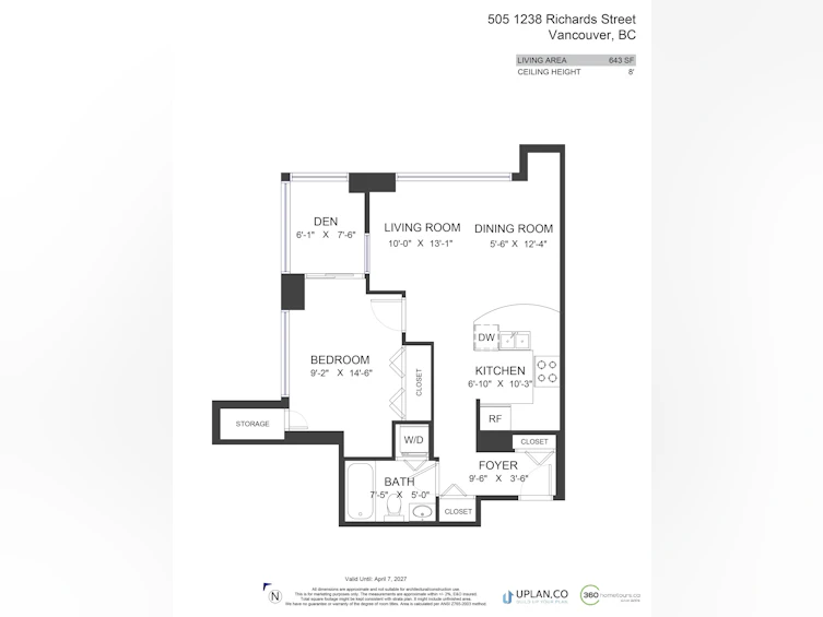 505-1238 Richards Street, Vancouver, BC, V6B 6M6 - 27