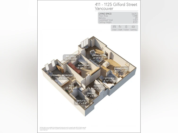 411-1125 Gilford Street, Vancouver, BC, V6G 2P7 - 32