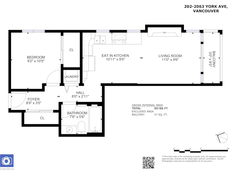 202-2036 York Avenue, Vancouver, BC, V6J 1E6 - 25