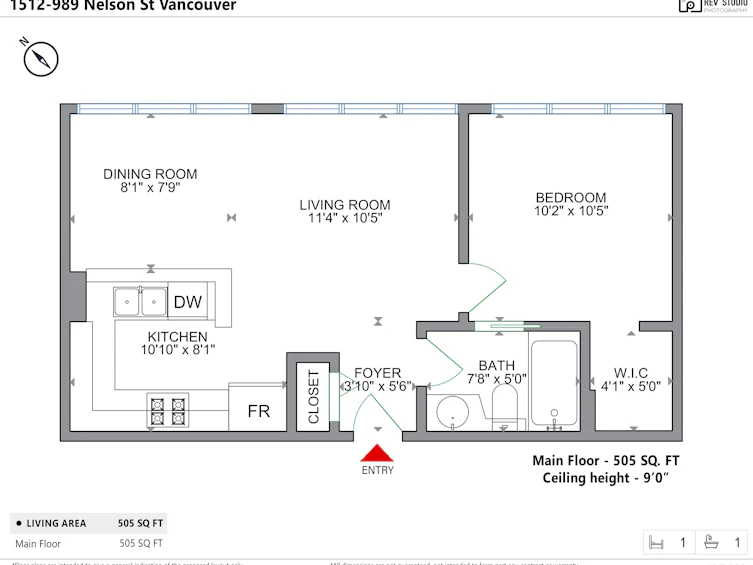 1512-989 Nelson Street, Vancouver, BC, V6Z 2S1 - 30