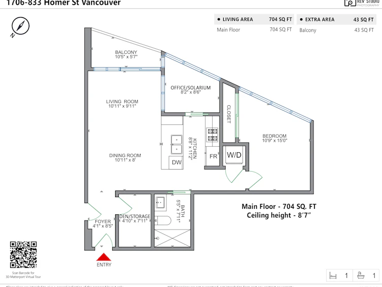1706-833 Homer Street, Vancouver, BC, V6B 0H4 - 40