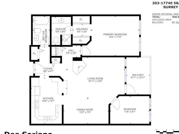 203-17740 58a Avenue, Surrey, BC, V3S 8M5 - 2