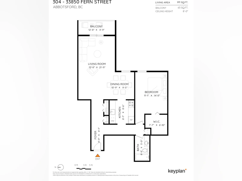304 - 33850 Fern Street, Abbotsford BC V2S 6C3