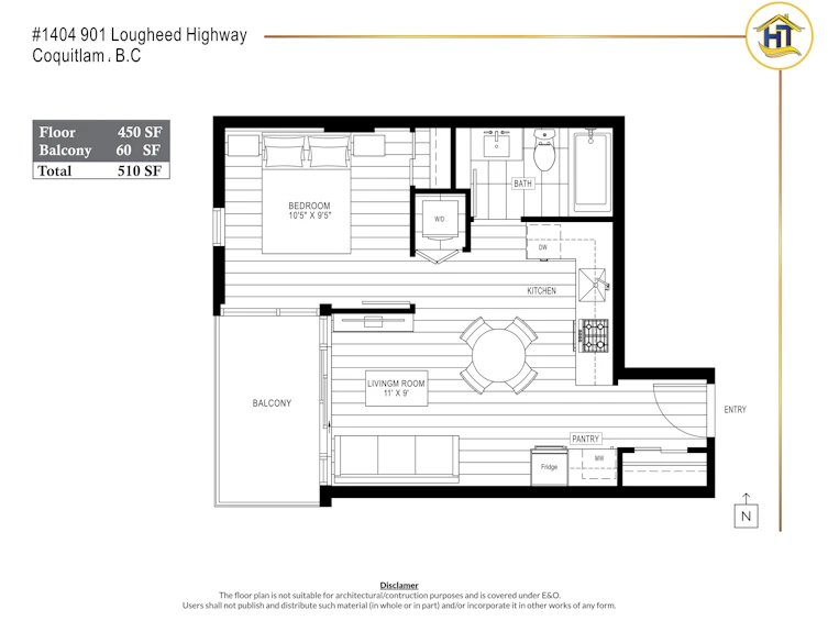 1404-901 Lougheed Highway, Coquitlam, BC, V3K 3T3 - 12