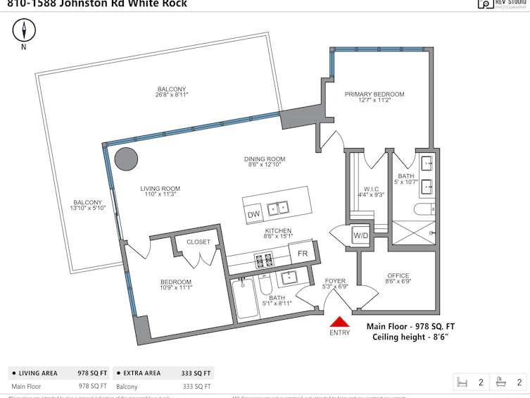 810-1588 Johnston Road, Surrey, BC, V4B 0C5 - 32