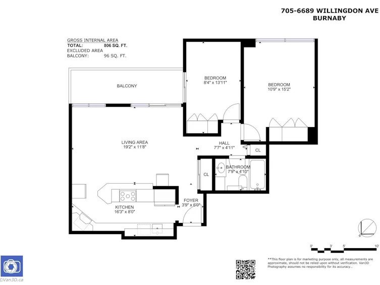 705-6689 Willingdon Avenue, Burnaby, BC, V5H 3Y8 - 6