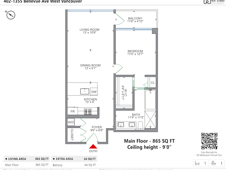 402-1355 Bellevue Avenue, West Vancouver, BC, V7T 0B4 - 26