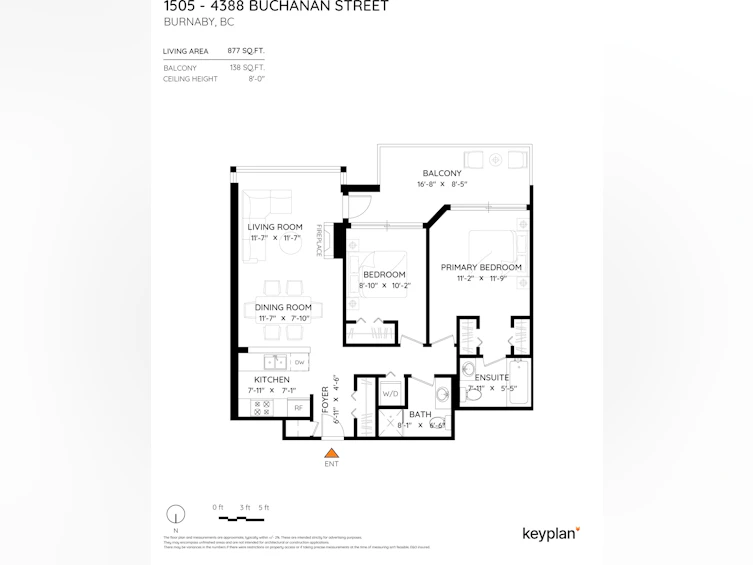 1505-4388 Buchanan Street, Burnaby, BC, V5C 6R8 - 40