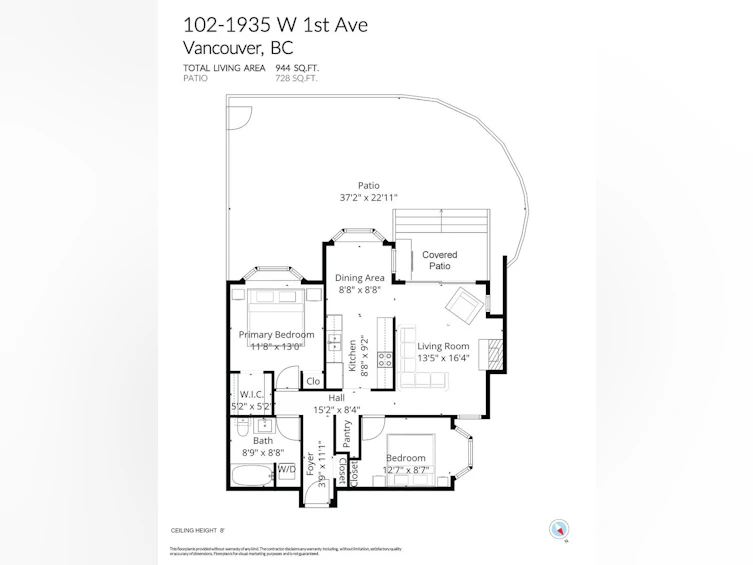 102-1935 W 1st Avenue, Vancouver, BC, V6J 1G7 - 22