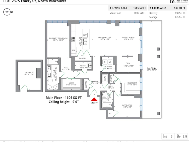 1101-2375 Emery Court, North Vancouver, BC, V7J 0E8 - 19