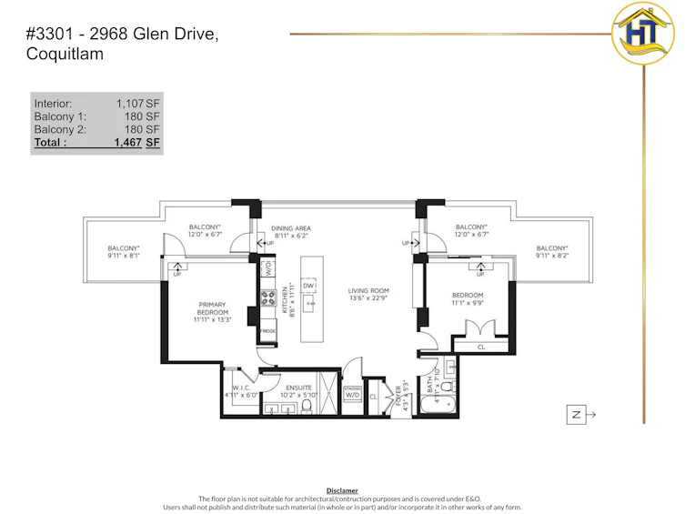 3301-2968 Glen Drive, Coquitlam, BC, V3B 0C4 - 27
