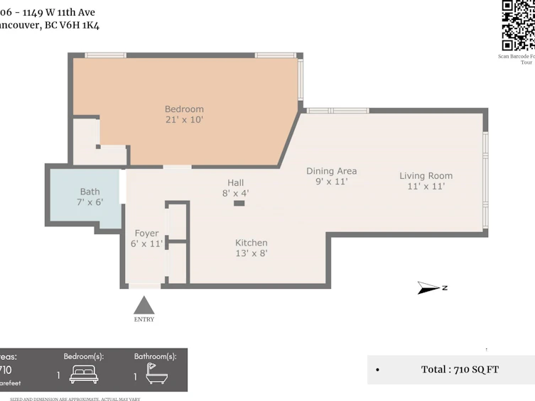 206-1149 W 11th Avenue, Vancouver, BC, V6H 1K4 - 6