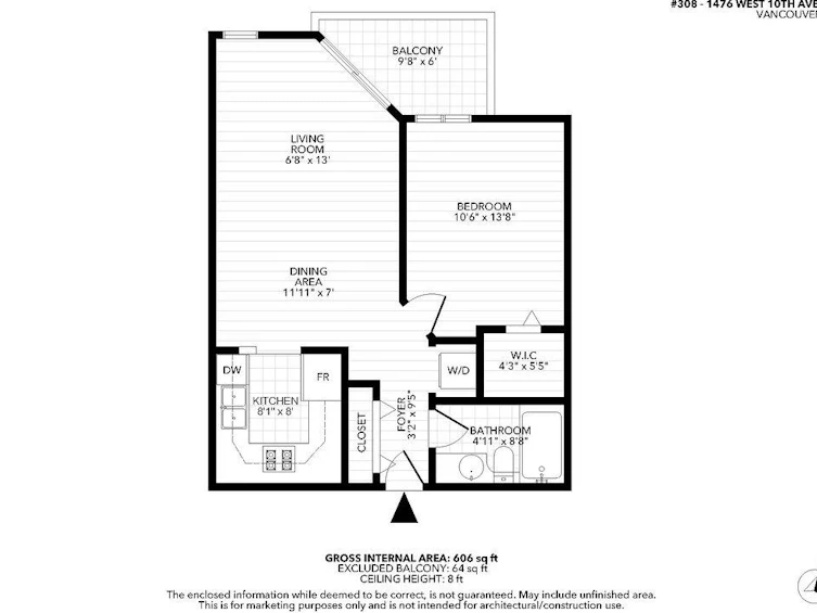 308-1476 W 10th Avenue, Vancouver, BC, V6H 1J9 - 32