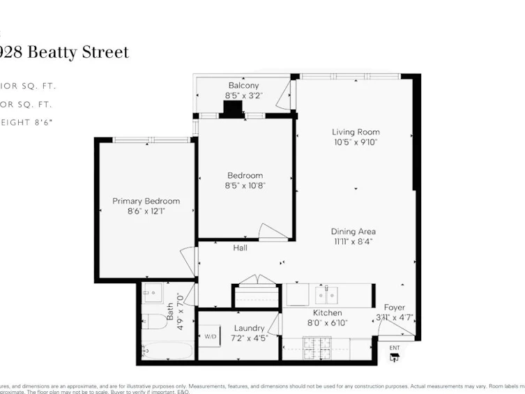 3705-928 Beatty Street, Vancouver, BC, V6Z 3G6 - 11