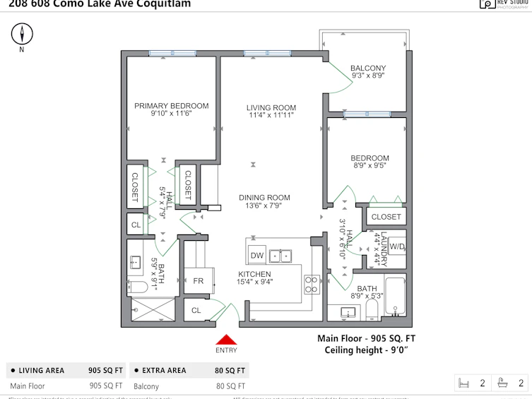 208-608 Como Lake Avenue, Coquitlam, BC, V3J 0B2 - 25