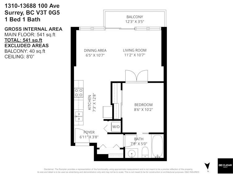 1310-13688 100 Avenue, Surrey, BC, V3T 0G5 - 4