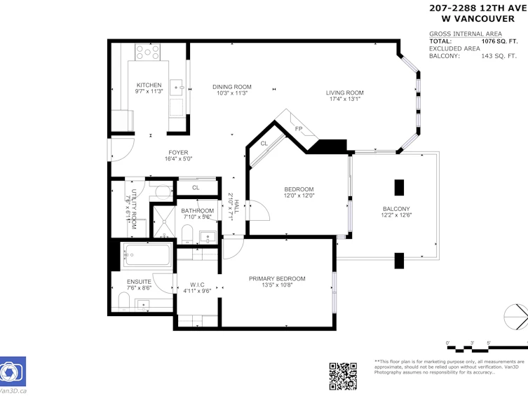 207-2288 W 12th Avenue, Vancouver, BC, V6K 4R2 - 22