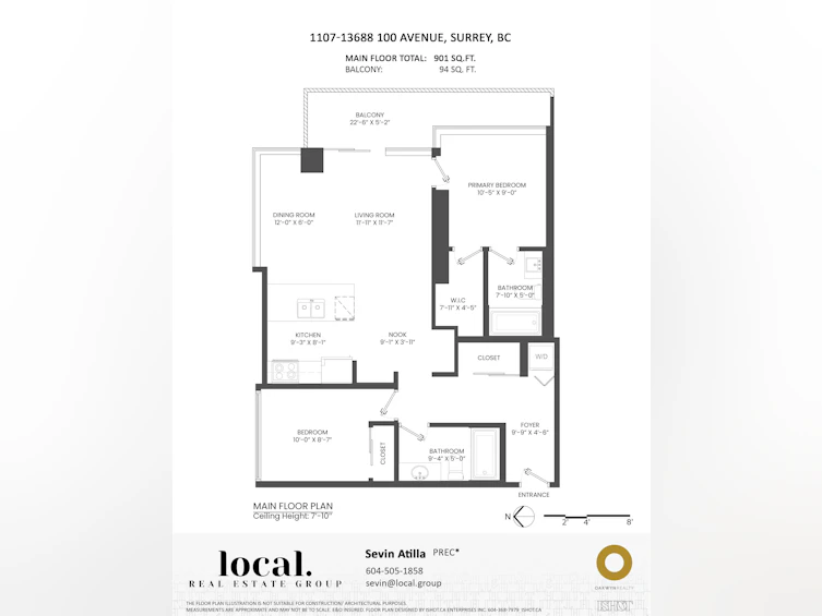 1107-13688 100 Avenue, Surrey, BC, V3T 0G5 - 25