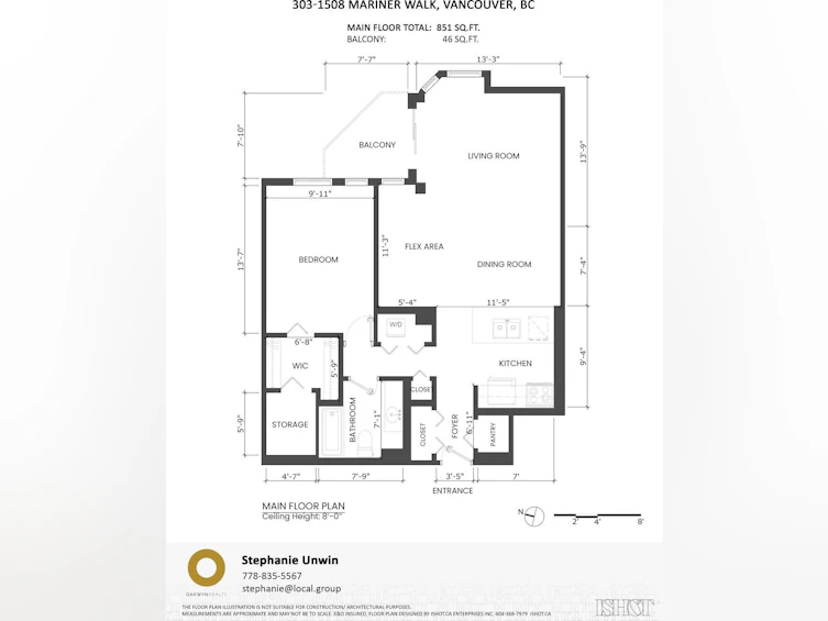303-1508 Mariner Walk, Vancouver, BC, V6J 4X9 - 19