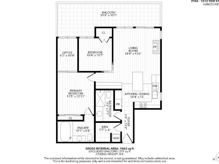 104-1512 Yew Street, Vancouver, BC, V6K 3E4 - 40