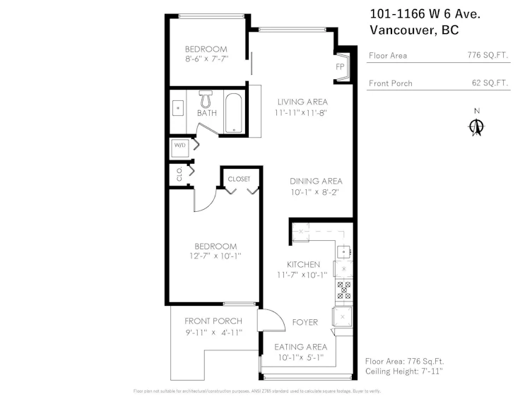 101-1166 W 6th Avenue, Vancouver, BC, V6H 1A4 - 30
