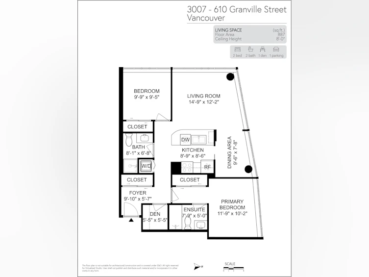 3007-610 Granville Street, Vancouver, BC, V6C 3T3 - 21