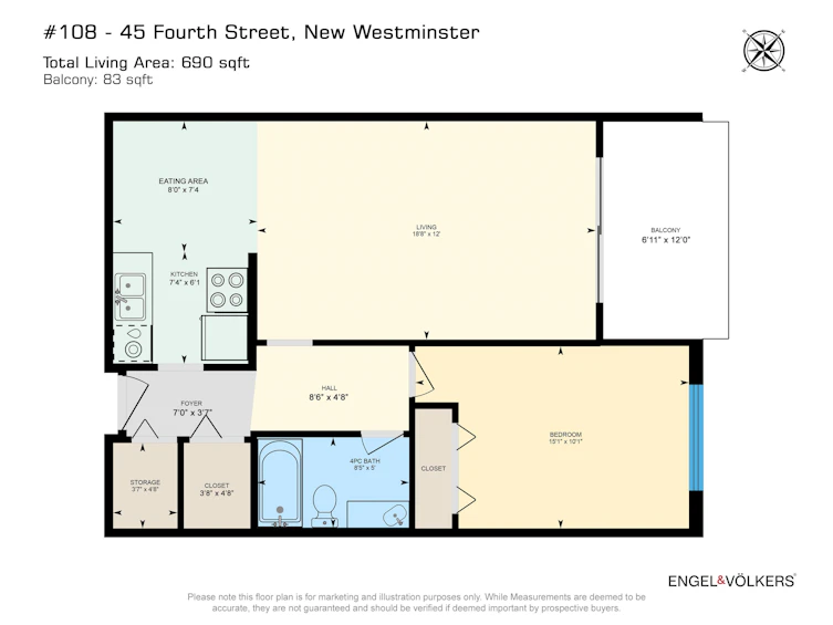 108-45 Fourth Street, New Westminster, BC, V3L 5H7 - 2