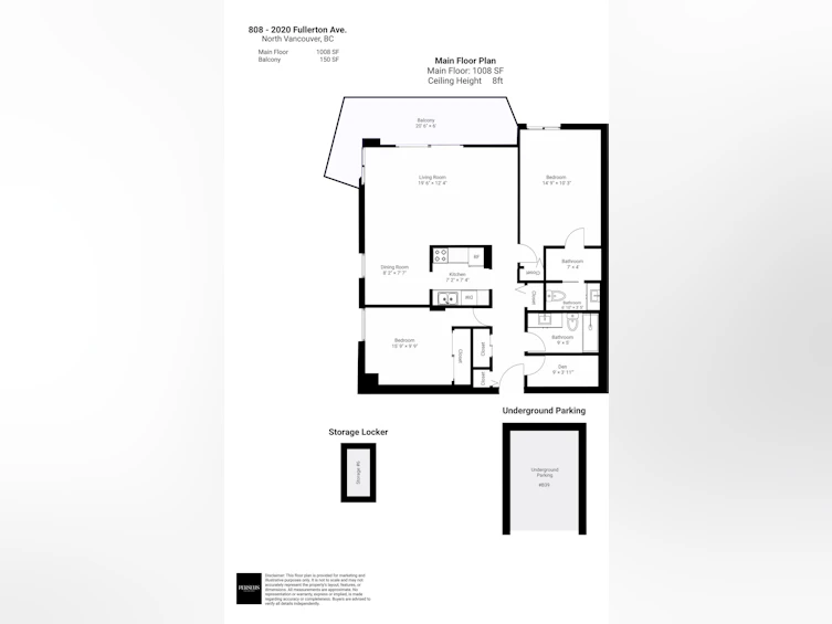 808-2020 Fullerton Avenue, North Vancouver, BC, V7P 3G3 - 2