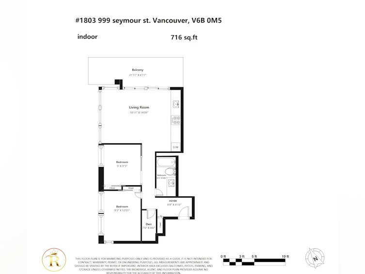 1803-999 Seymour Street, Vancouver, BC, V6B 0M5 - 27