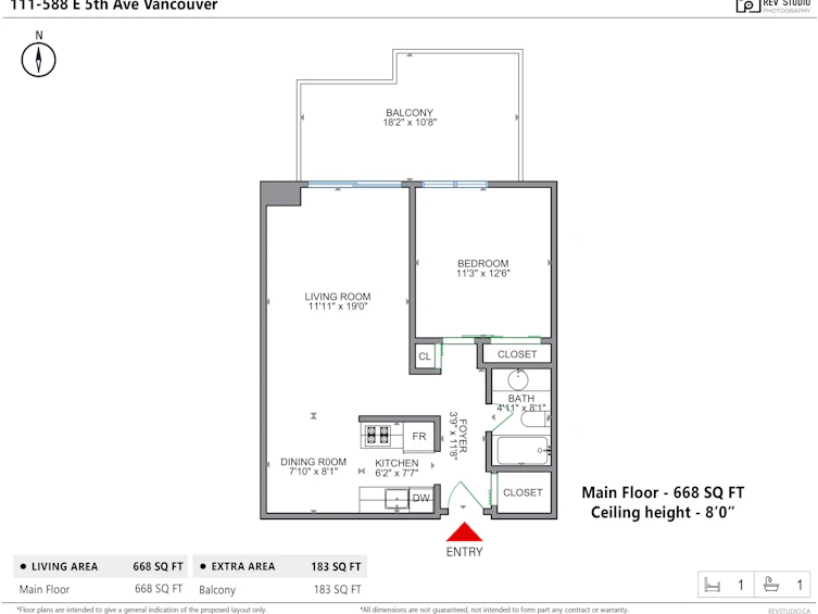 111-588 E 5 Street, Vancouver, BC, V5T 4H6 - 29