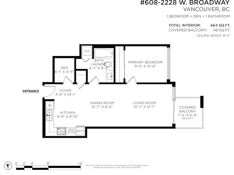 608-2228 W Broadway, Vancouver, BC, V6K 0B1 - 27