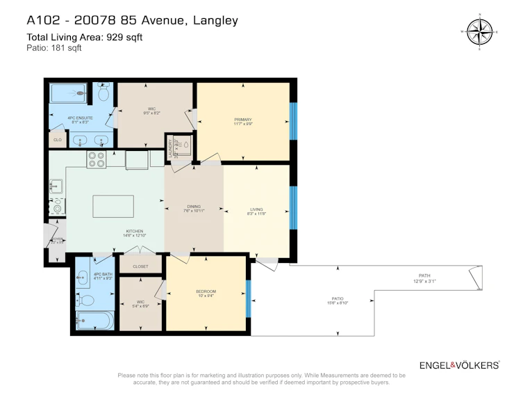 A102-20078 85 Avenue, Langley, BC, V2Y 3Z2 - 2