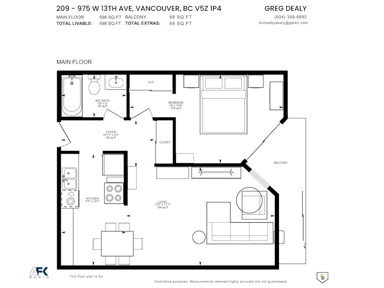 209-975 W 13th Avenue, Vancouver, BC, V5Z 1P4 - 33