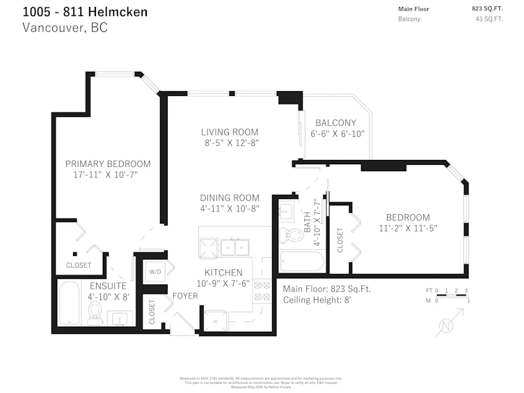 1005-811 Helmcken Street, Vancouver, BC, V6Z 1B1 - 33