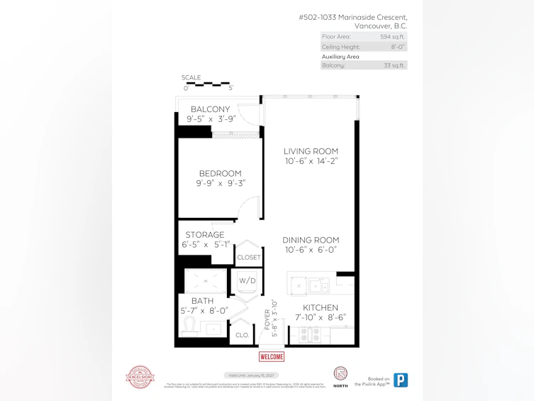 502-1033 Marinaside Crescent, Vancouver, BC, V6Z 3A3 - 26