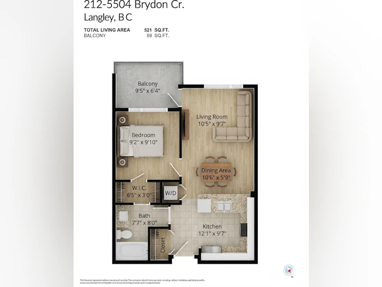 212-5504 Brydon Crescent, Langley, BC, V3A 0R3 - 10