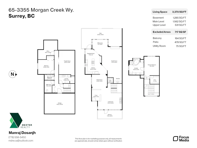 65-3355 Morgan Creek Way, Surrey, BC, V3Z 0J9 - 25