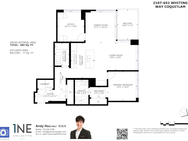 2107-652 Whiting Way, Coquitlam, BC, V3J 0K3 - 3