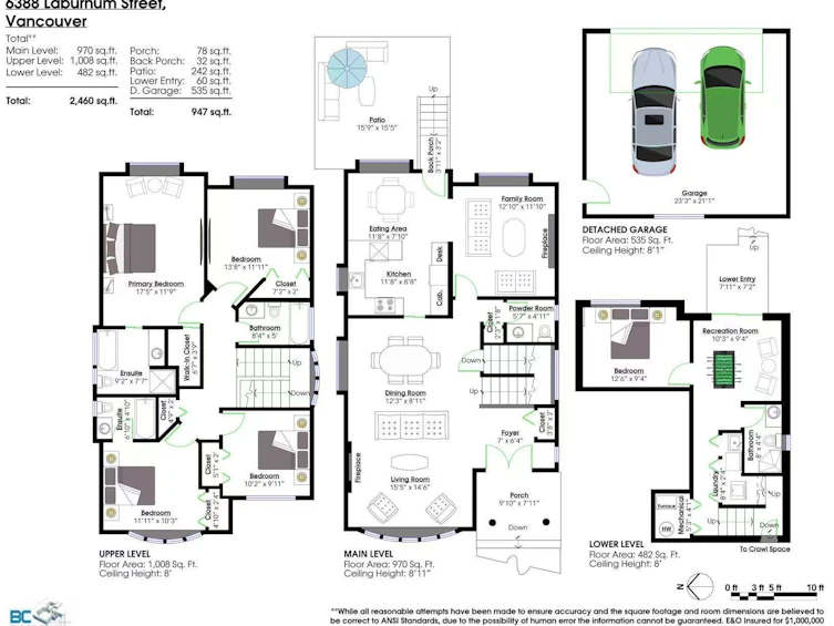 6388 Laburnum Street, Vancouver, BC, V6M 3S9 - 6
