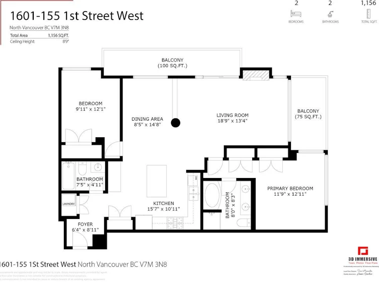 1601-155 W 1st Street, North Vancouver, BC, V7M 3N8 - 40