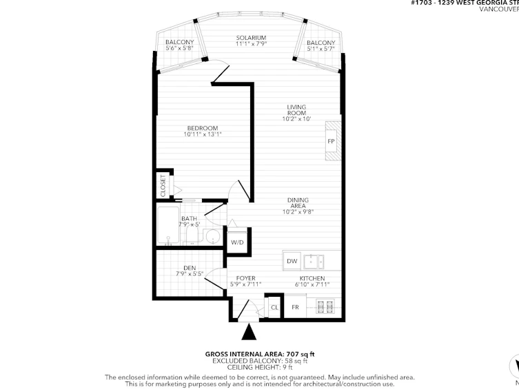 1703-1239 W Georgia Street, Vancouver, BC, V6E 4R8 - 23