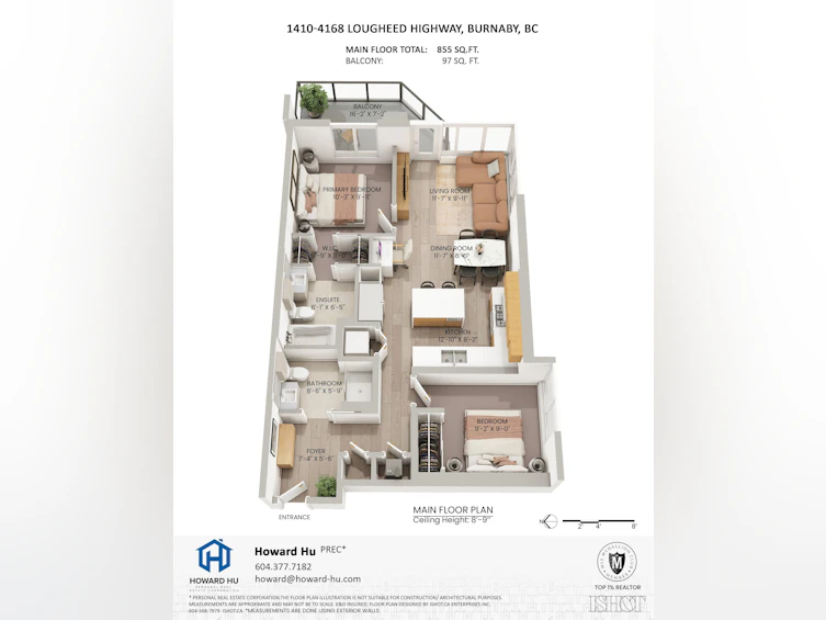 1410-4168 Lougheed Highway, Burnaby, BC, V5C 0N9 - 35