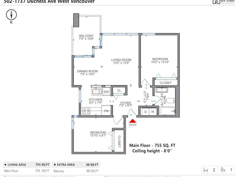 502-1737 Duchess Avenue, West Vancouver, BC, V7V 1P8 - 15