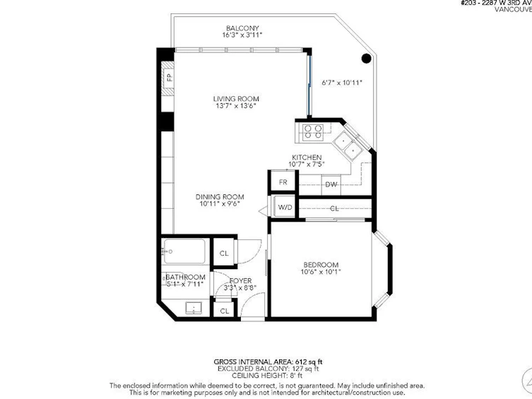 203-2287 W 3rd Avenue, Vancouver, BC, V6K 1L5 - 33