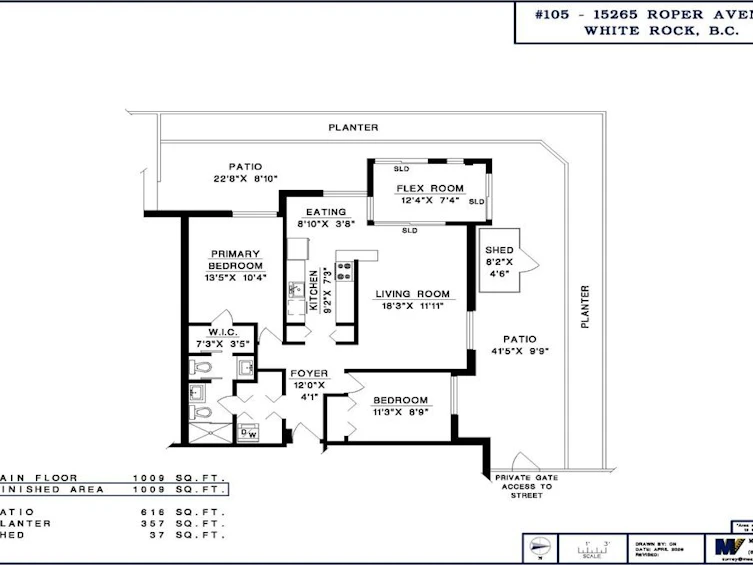 105-15265 Roper Avenue, Surrey, BC, V4B 2E9 - 2
