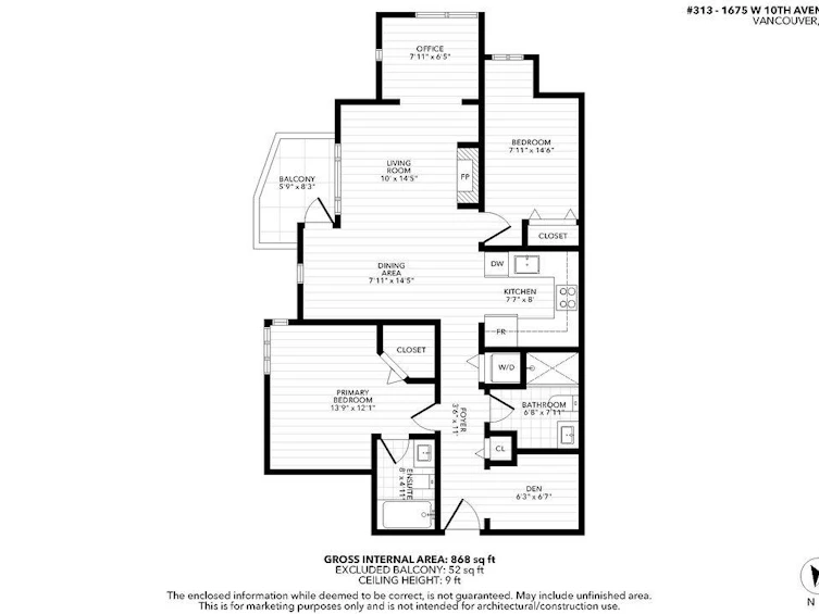313-1675 W 10th Avenue, Vancouver, BC, V6J 2A2 - 30